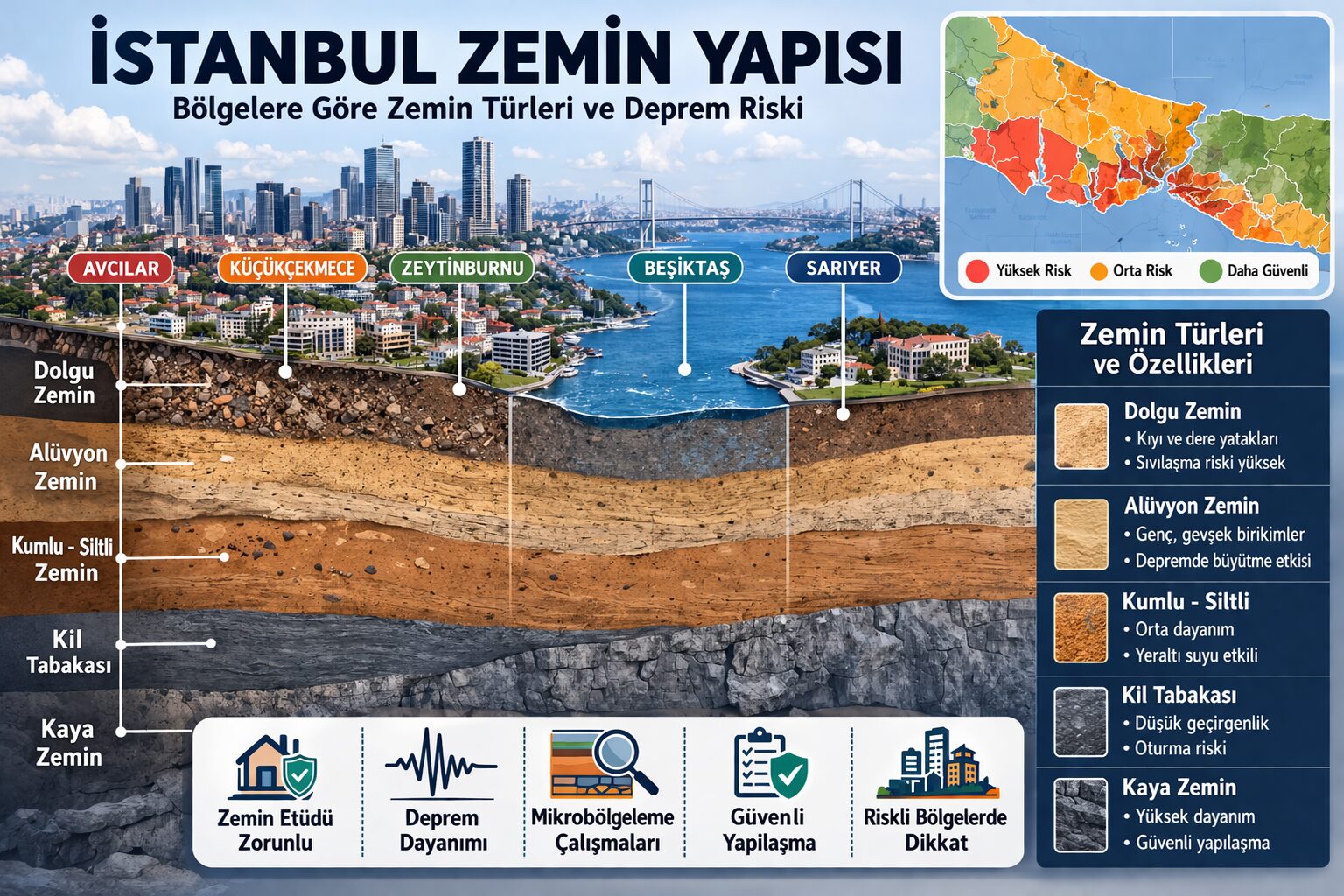 İstanbul’un Zemin Yapısı: Jeolojik Gerçekler ve Kentsel Riskler