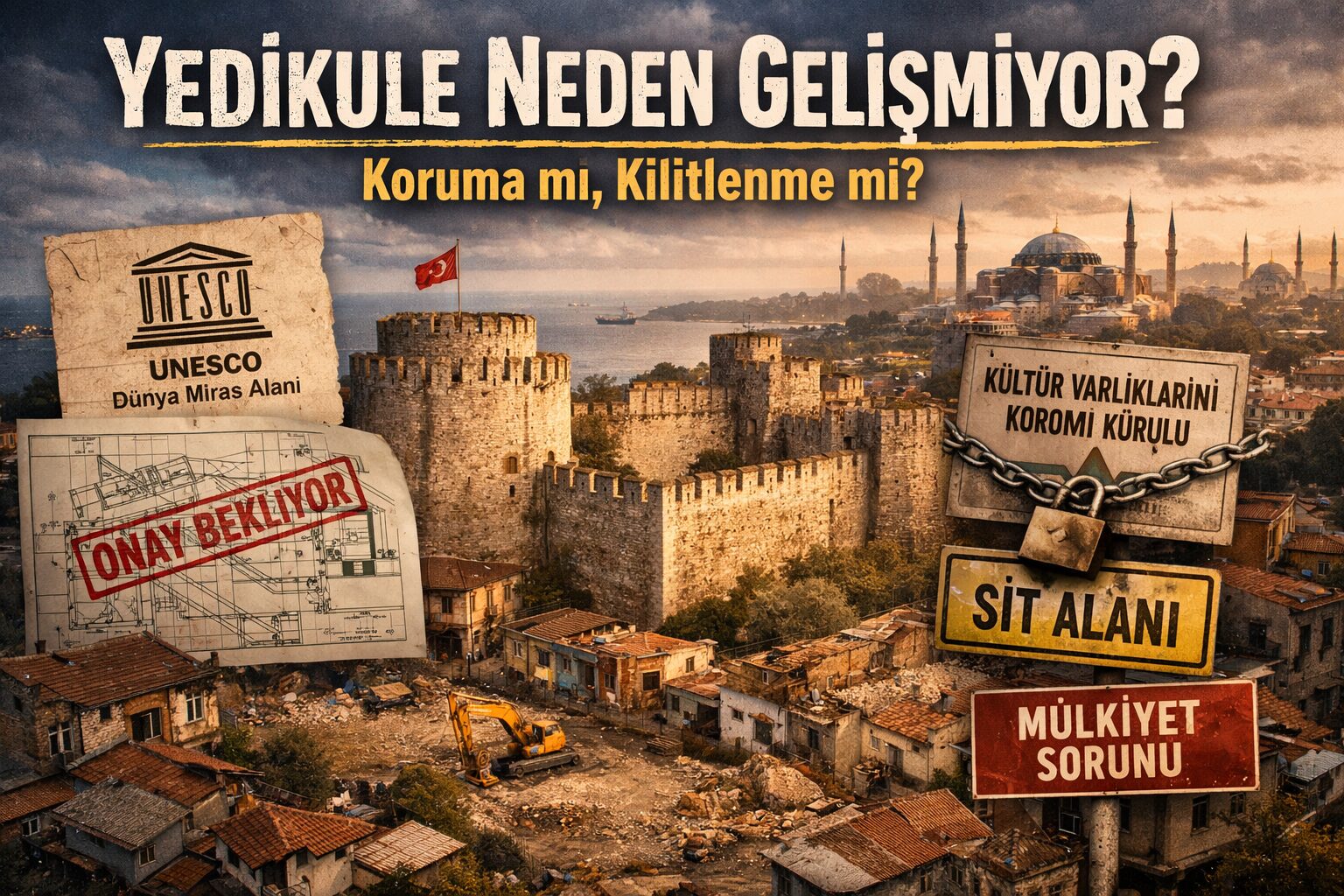 Yedikule Neden Gelişmiyor? Koruma mı, Kilitlenme mi?