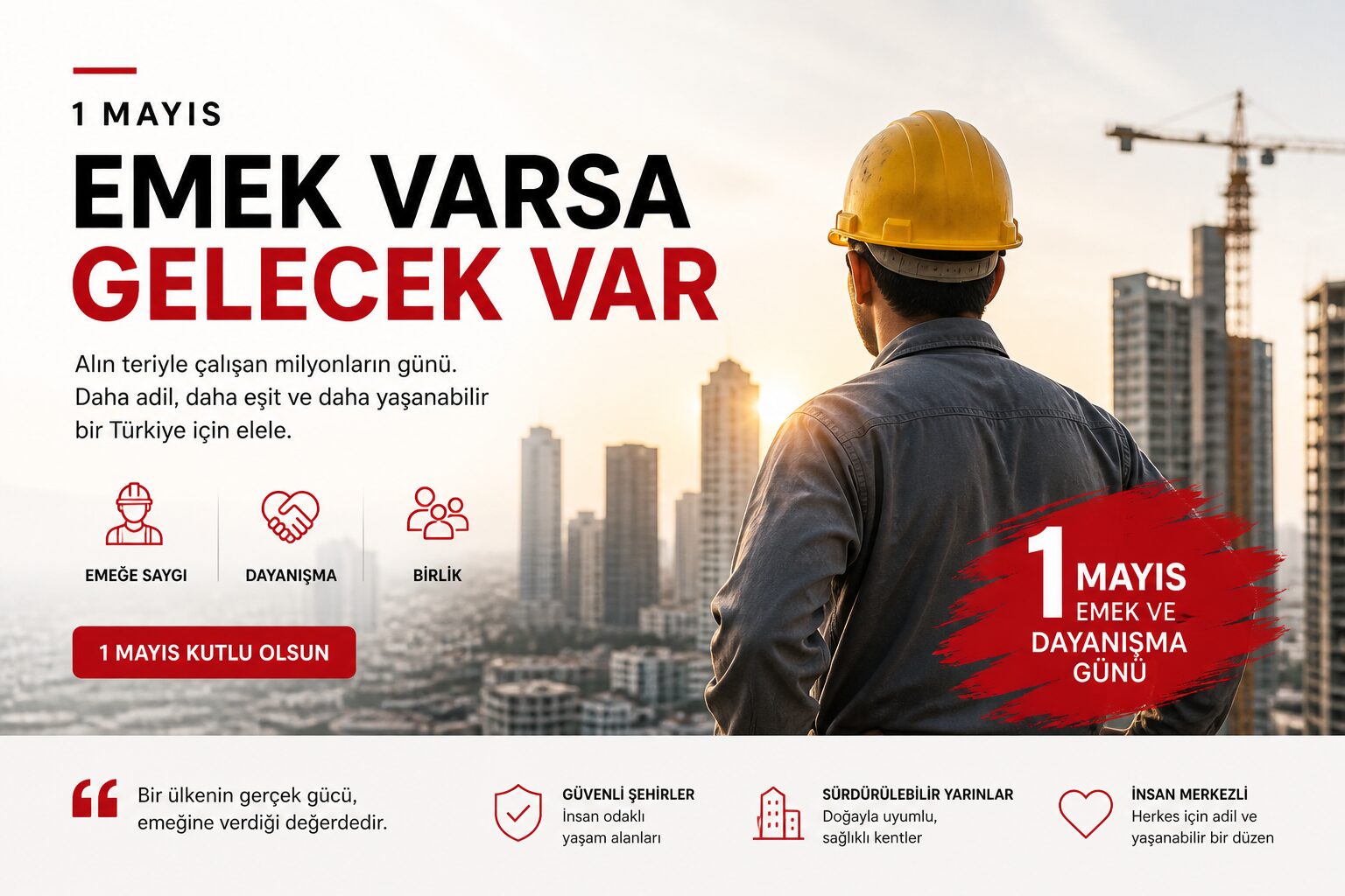 1 Mayıs Emek ve Dayanışma Günü: Kentler, Emek ve Adalet Üzerine Düşünmek